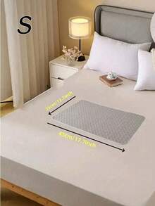 可重复使用防漏月经垫，防水可洗床垫垫，床垫保护垫，适合女性经期、尿失禁、尿床时使用，成人及老年人适用 - 彩色 - 查看 4