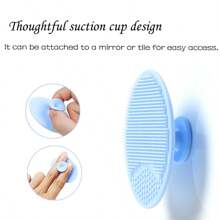 5pcs Silicone Face Cleaning Brush Set - Includes Facial Cleansing Brush And Exfoliating Cream For Deep Cleansing, Soft Brush For Blackhead And Pore Care, Comfortable & Gentle Massaging, Suitable For Baby Use