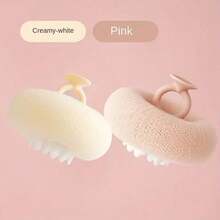 1 pieza/2 piezas/4 piezas Esponja de baño con ventosa de girasol, cepillo de ducha exfoliante para masaje, esponja esponja