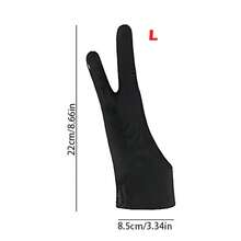 1 Painting Double Finger Anti Touch Painting Glove, Used For Drawing Left And Right Gloves Of Tablet Computers, Used For Classroom Outdoor, Party Painting Paint Without Touching Hands,Back To School,School Supplies