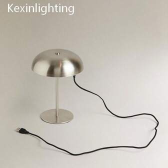 Kexinlighting 科信照明-1件北欧风格纯色铁艺台灯，触摸控制台灯，三色温台灯，可调亮度台灯，LED护眼台灯，便携式无绳台灯