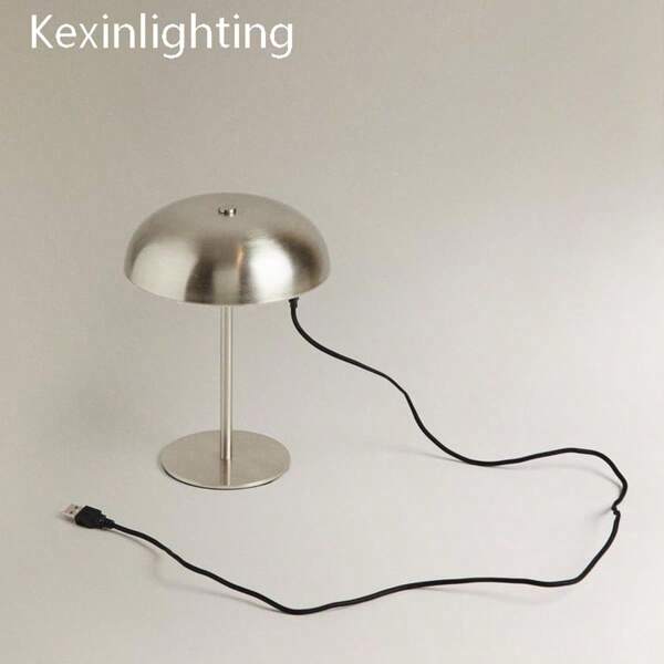 Kexinlighting Kexinlighting-1pc Nordic Style Solid Color Iron Desk Lamp, Touch Control Desk Lamp, Three Color Temperatures Desk Lamp, Adjustable Brightness Desk Lamp, LED Eye Protection Desk Lamp, Portable Cordless Desk Lamp