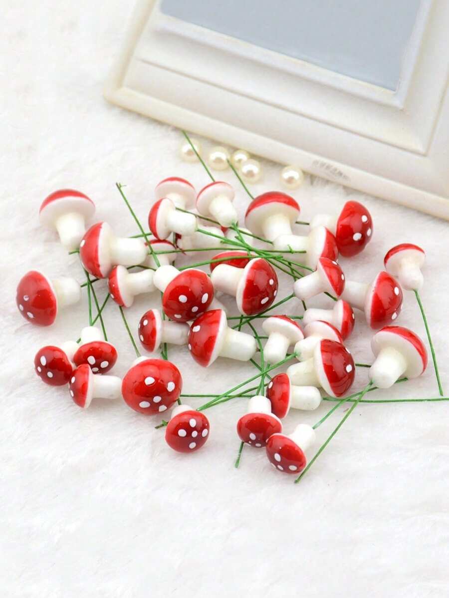 مجموعة من 2 قطعة من ديكور الفطر الاصطناعي، ملحقات فطر اصطناعي واقعية ملحقاتها Y، زينة حديقة، دعائم تصوير، ديكورات الفطر الأحمر، مناسبة للمنزل الحديث، والفراغ وحديقة صغيرة ديكور المناظر الطبيعية، فطر صناعي صغير، بلورات فطر التضاريس، صندوق نباتي، حديقة الجنية، مخطط