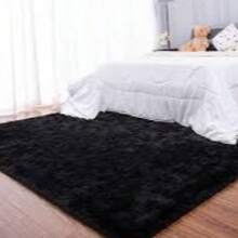 Decorative Rug 200 X 160 Cm Living Room And Bedroom BLACK COLOR - Black - View 2