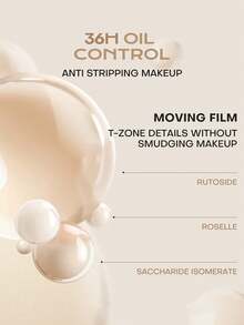 MISTINE 1入裝30g濕潤妝效全面遮瑕粉底液，36小時持久防水，適用於混合性肌膚，滋潤配方，防暗沉，色號LF110S適用於膚色較白至中等 - LF110S - 查看 3