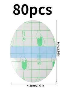 20/40/60/80/100pcs Baby Waterproof Ear Patch, Infant Bath Ear Protector, Children Bathing Ear Cover