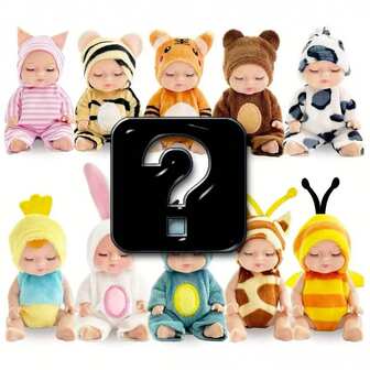 重生娃娃 BJD 逼真树脂娃娃盲袋，可调节关节和姿势