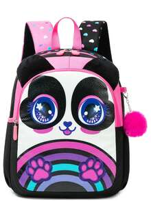 Backpacks For Girls And Boys School Bag Cute Girls Backpacks Ages 8-10 Kids Bookbag Set Travel Backpack For Elementary Students Backpack To School Supplies Back To School - Black and White 17501 - View 1