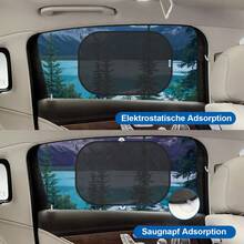 Nuova rete parasole anti-calore per finestrini auto con motivo a leone della foresta dei cartoni animati | Isolamento termico e riduzione della temperatura | Rete parasole con tasso di blocco UV del 99% | Dimensioni L 59*48 cm (forma naturale) | Set da 2 pezzi | Tessuto Oxford ad alta densità | Resistente al sole e durevole | Design a rete ventilata (nessuna perdita di vista)