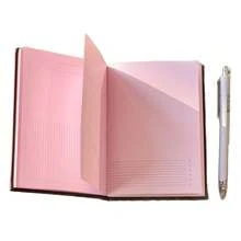 1pc Cute Strawberry Chocolate Pink A6 Notebook, Minimalist Student Diary Planner - A6 - View 3