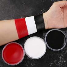 3 色面部彩绘套装，大容量身体彩妆盘，适合圣诞节、万圣节、角色扮演、舞台表演、化妆派对以及僵尸、骷髅、小丑、巫师等特效化妆 - 多重規格 - 查看 3