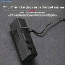 Bicycle Light, Super Bright Dual Lights, Type-C Rechargeable, 3 Lighting Modes, Digital Battery Display, Outdoor Cycling Lighting Tool, Mountain Bike Light - Multicolor - View 3