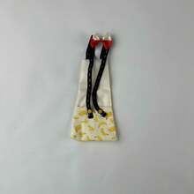 可调节蝴蝶结鸭子图案宠物尿布，不防水，可手洗 - 彩色 - 查看 15