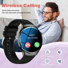 Smartwatch, Wireless Calling/Dialing, Multiple Sports Modes, Incoming Call Alert And Rejection, Message Reminder, SMS Reminder, Compatible With Android System - Silver - View 6