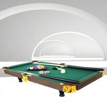 36-Inch Mini Pool Table, Home Entertainment Billiard Table, 3ft Compact Snooker Table, Unisex Small Billiard Table, Tabletop Fun Game Toy, 91cm Mini Pool Table