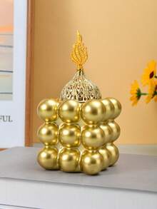 1pc Resin Craft Gold/White/Black/Magic Cube Aromatherapy Candle Holder Creative, Home Decoration Ornaments Geometric Magic Cube Candle Holder. Valentine's Day Gift Halloween, Holiday, Festival,Room Decor,Home Decor, Birthdaydecor,Kitchen,Wedding, Bedroom Decor, Livingroom Decor, Gift, Party Decor - Multicolor - View 11