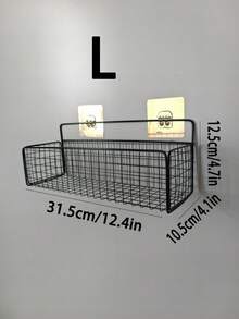 2 件厨房架卫生间厕所架子壁挂式免打孔浴室厨房储物架、储物、厨房收纳架、收纳盒、厨房用品、房间装饰、家居装饰。