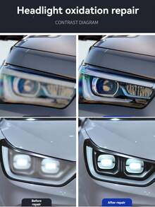 Car Headlight Repair Kit, Headlight Polishing And Repair Tool, Scratch Resistant Cleaning And Care Details, Car Headlight Refurbishment And Repair Agent, Headlight Yellowing And Blurring Repair, Oxidation Prevention - 1 Set - View 5