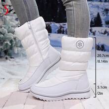 女士雪地靴，保暖内衬加厚防滑防寒舒适冬季雪地靴