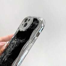 Gothic Angel Dark Art Print Element-Design Phone Case, Suitable For IPhone Models 16, 15, 14 Pro Max, 13, 12, 11, XS Plus Phone Cases, Made Of TPU Silicone Material, Providing Shock And Drop Protection, With Drop Protection Function, And Has A Very Good Hand Feel. It Is The Most Suitable Gift For Family, Friends, And Loved Ones. - 銀色 - 查看 6