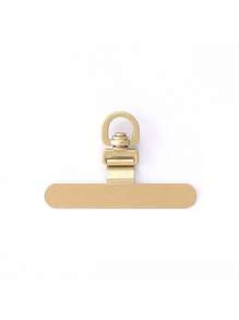 1 قطعة/3 قطع/5 قطع مشبك سلسلة هاتف من الفولاذ المقاوم للصدأ فائق النحافة، حزام معصم وعبر الجسم للهاتف قابل للدوران 360 درجة، ملصق معدني مشبك