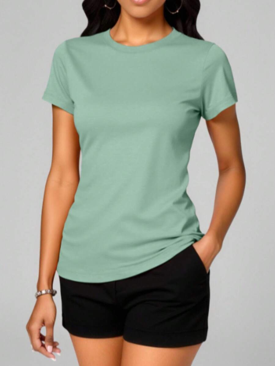 Women T-Shirts - Mint Green - View 1