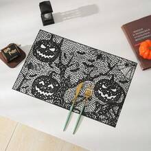 1pc/4pcs/6pcs/200pcs Halloween Skull Thick Heat-Resistant Placemats, Thanksgiving Holiday Hotel Restaurant Decor, Wedding Party Dining Table Cloth, Foil Cutout Pumpkin Nordic Style Waterproof Oil-Proof Heat-Proof Placemats - Multicolor - View 13