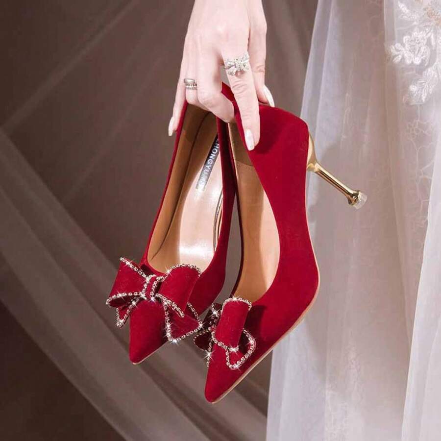 Women Heeled Sandals - 紅色 6厘米 - 查看 1