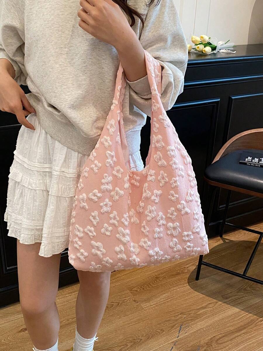 1 pieza Nuevo bolso de hombro con estampado de dumpling, bolso cruzado versátil, bolsa de pecho ligera adecuada para hombres y mujeres, adecuada como salida diaria, deportes, campus universitario, puede contener teléfono, pared, paraguas, estuche cosmético, llaves