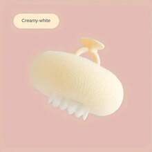 1 pieza/2 piezas/4 piezas Esponja de baño con ventosa de girasol, cepillo de ducha exfoliante para masaje, esponja esponja