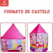 Barraca Castelo Infantil Unicórnio Tenda Crianças - Castela - Pink - Visão 5