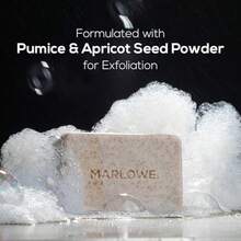 MARLOWE.. 102 Body Scrub Soap 7 Oz 3 Bars Exfoliating Soap Bar With Shea Butter Olive Oil Green Tea Extracts Cleanses Smooths Revitalizes Skin Original Sage Fir Scent - Original-Sage+Fir - View 4