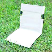 露营椅凳、便携式折叠椅、地垫、草坪椅、户外折叠沙滩花园躺椅、帐篷、休闲椅 - 米色 - 查看 2