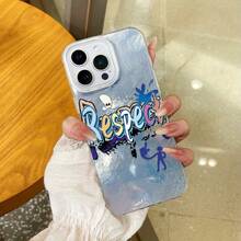 Funda para teléfono. Funda compatible con phone 16, 16 Pro, 16 Pro Max, 15 Plus, 14, 13, 12 y 11. Nuevo diseño con degradado glaciar, borde suave, protección total contra caídas con funda protectora de silicona. - Blanco - Ver 1