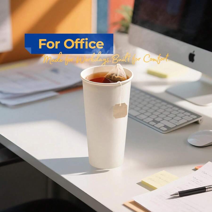 LIFA LIFA 2oz/9oz/22oz Disposable Coffee Cups With Lids, 60ml/260ml/650ml Disposable Travel Paper Hot Cups, Suitable For Hot & Cold Beverages, Durable Thick White Paper Cups In Bulk, Applicable For Party, Office, Business, Cafe, Bar, Daily Use, Espresso, Cortado, Water, Tea And Juice, Safe