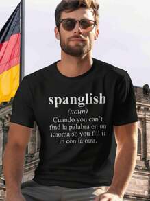 Men T-Shirts - 黑色 - 查看 1