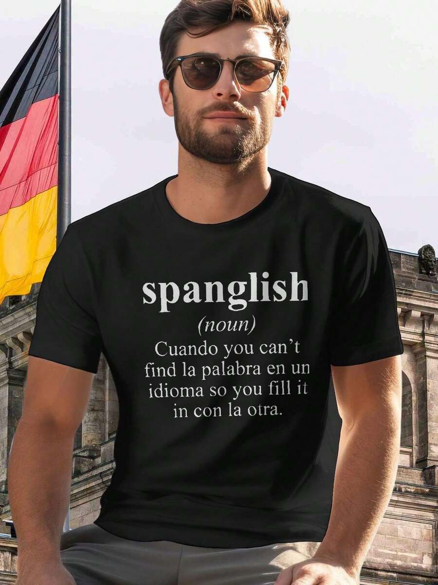 Men T-Shirts - 黑色 - 查看 1