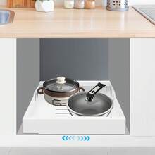 Teleskopschublade, erweiterbarer Schrank-Organizer, Breite verstellbar, Schubladen-Aufbewahrungsregal für Zuhause/Küche/Badezimmer/Wohnzimmer