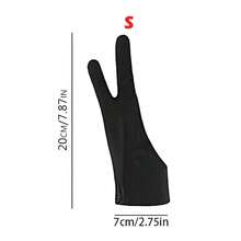 1 Painting Double Finger Anti Touch Painting Glove, Used For Drawing Left And Right Gloves Of Tablet Computers, Used For Classroom Outdoor, Party Painting Paint Without Touching Hands,Back To School,School Supplies