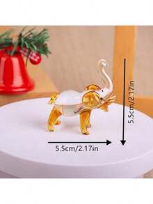 One Handmade Crystal Elephant, An Elegant Holiday Gift. Suitable For Family, Friends, Lovers, Girlfriends And Household Members, The Crystal Material Adds A Luxurious Feel. Can Be Used As Room Decoration, Office Desk Ornament, Home Decor, Holiday Gift, Birthday Gift, Scene Decor And Holiday Accessories Gifts Graduation