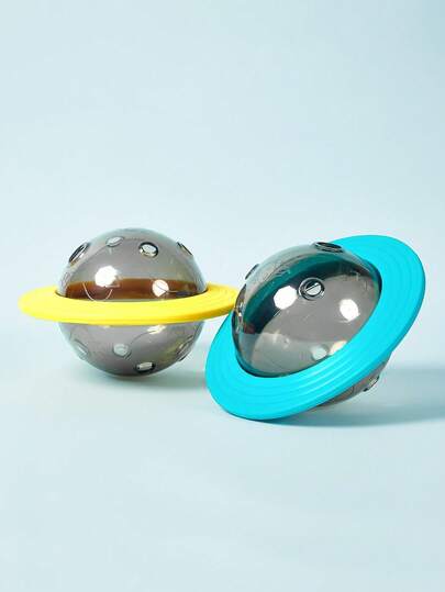 PETSIN Interactive UFO Design Dog Treat Ball Toy, Food Dispenser Slow Feeder Ball, Enrichment Puzzle Toys For Dogs