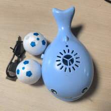 1pc Whale Floating Ball Sensory Toy - Infant Focus Training Educational Game, Allows Children To Feel The Force Of The Wind, Montessori Parent-Child Interactive Toy, Visual Tracking And Motor Skill Development, USB Rechargeable, Gift For Boys And Girls