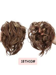 6英寸凌乱直发发髻接发马尾辫带弹性橡皮筋高髻马尾接发合成接发女士自然蓬松马尾辫日常节日万圣节使用热销 - 彩色 - 查看 15