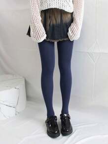 1 件/2 件/3 件女童海军蓝天鹅绒弹力舞蹈紧身裤，舒适的芭蕾紧身裤，适合日常穿着，时尚海军蓝天鹅绒紧身裤，适合所有季节 - 彩色 - 查看 6