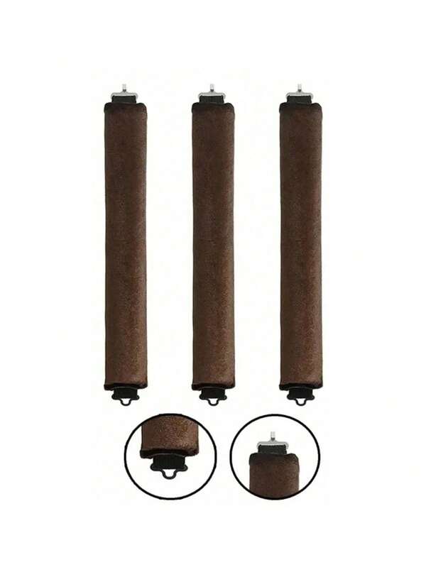 Set de 4 piezas para rizar el cabello de mujer con herramientas de unicolor: rulo de espuma, esponja para flequillo, rulo para rizar sin calor, pinzas de peinado para uso diario