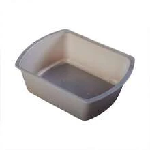 NEWMcKesson Wash Basin Plastic Rectangle 7 Qt 1 Count7.3 - Graphite - View 1