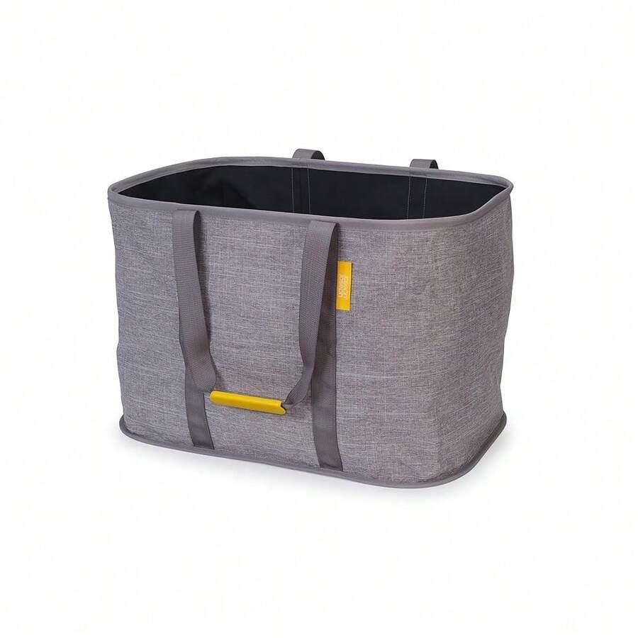 Joseph Joseph Hold-All Max Collapsible 55L/14.5 Gallon Washing Laundry Basket Bag, Durable Fabric, Moisture Resistant, Grey - 彩色 - 查看 1