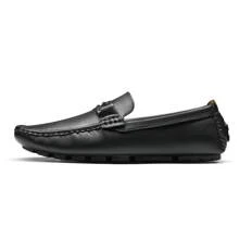 Men's Faux Leather Driving Penny Loafers Boat Shoes – Casual Comfort For Everyday Wear And Stylish Weekend - Black - View 6