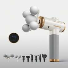 High-Power Muscle Relaxer, Massage Gun, Deep Tissue Back Massage For Athletes For Pain Relief, Percussion Massager With 10 Massages Heads & Silent Brushless Motor, Gifts For Fathers Day,Hot Fashion - Solid Color - View 11