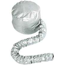 [JUN CAN]Portable Soft Hair Drying Bonnet With Adjustable Attachment For Hand Held Hair Dryer Salon Baking Oil Mask Silver - Silver - View 4